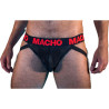 Macho - Mx26X2 Jock Noir/Rouge M